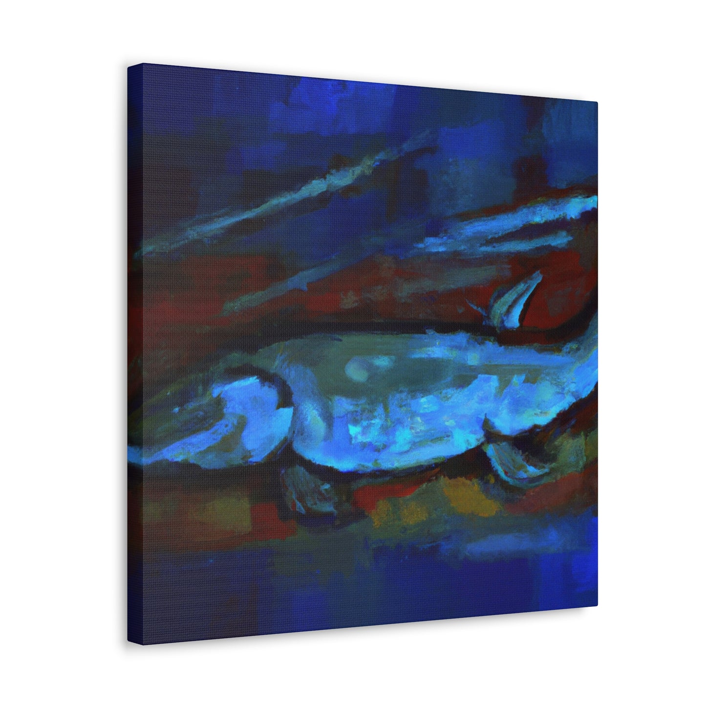 Pike Fish Expressionism - Canvas