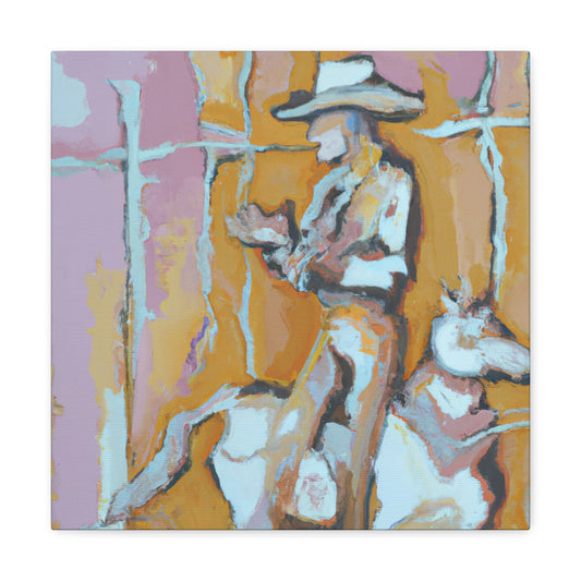 "Wild West Rodeo Ride" - Canvas