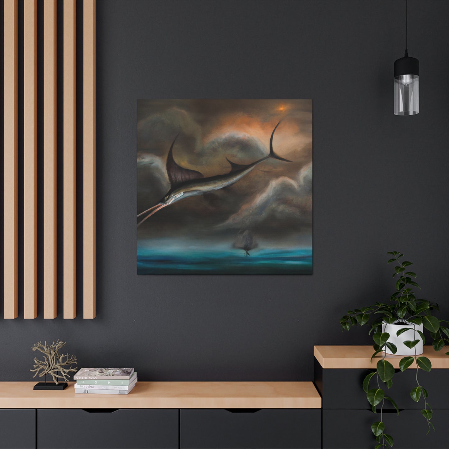 "Sailfish Surreal Dreaming" - Canvas