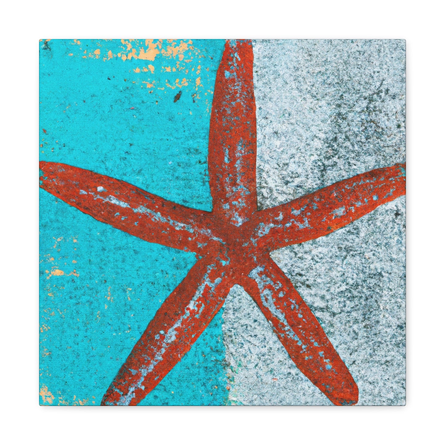 "Starfish on the Beach" - Canvas