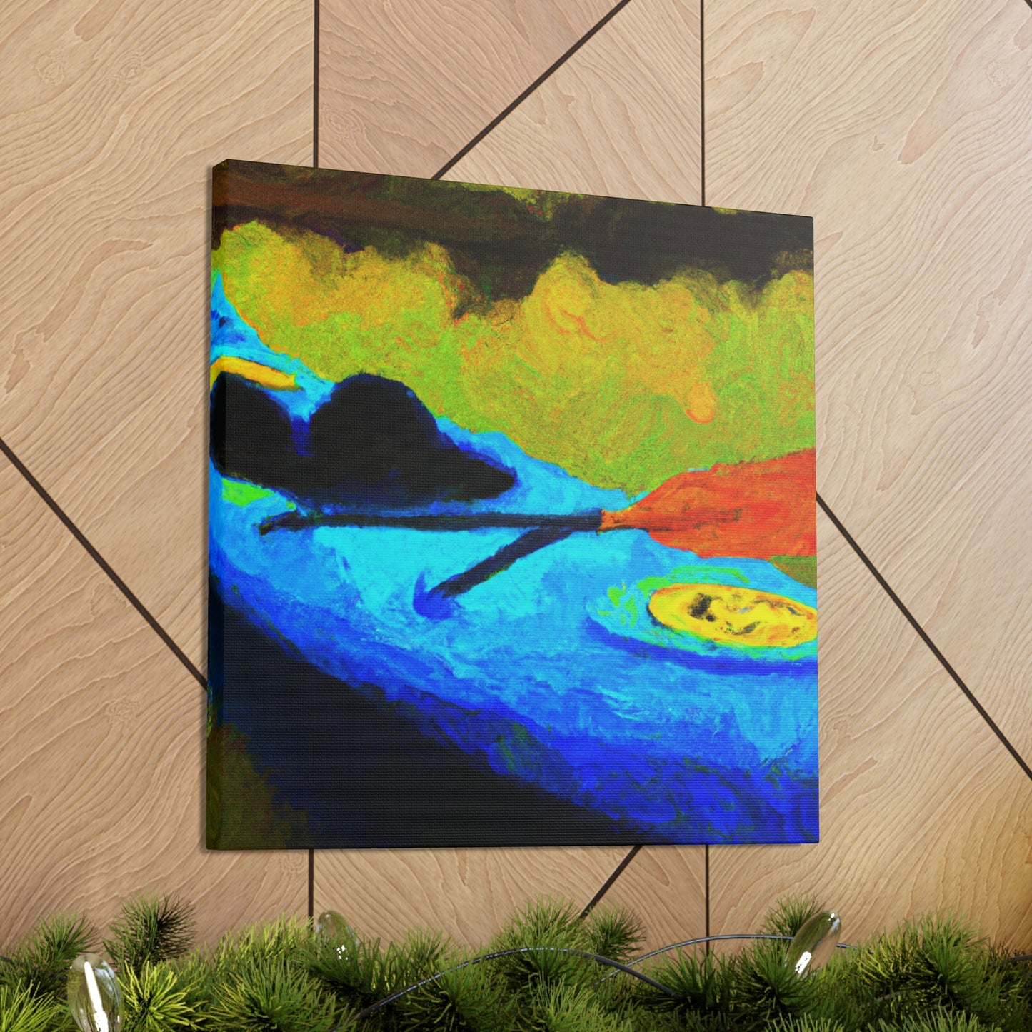 "Kayak in Moonlight Dream" - Canvas