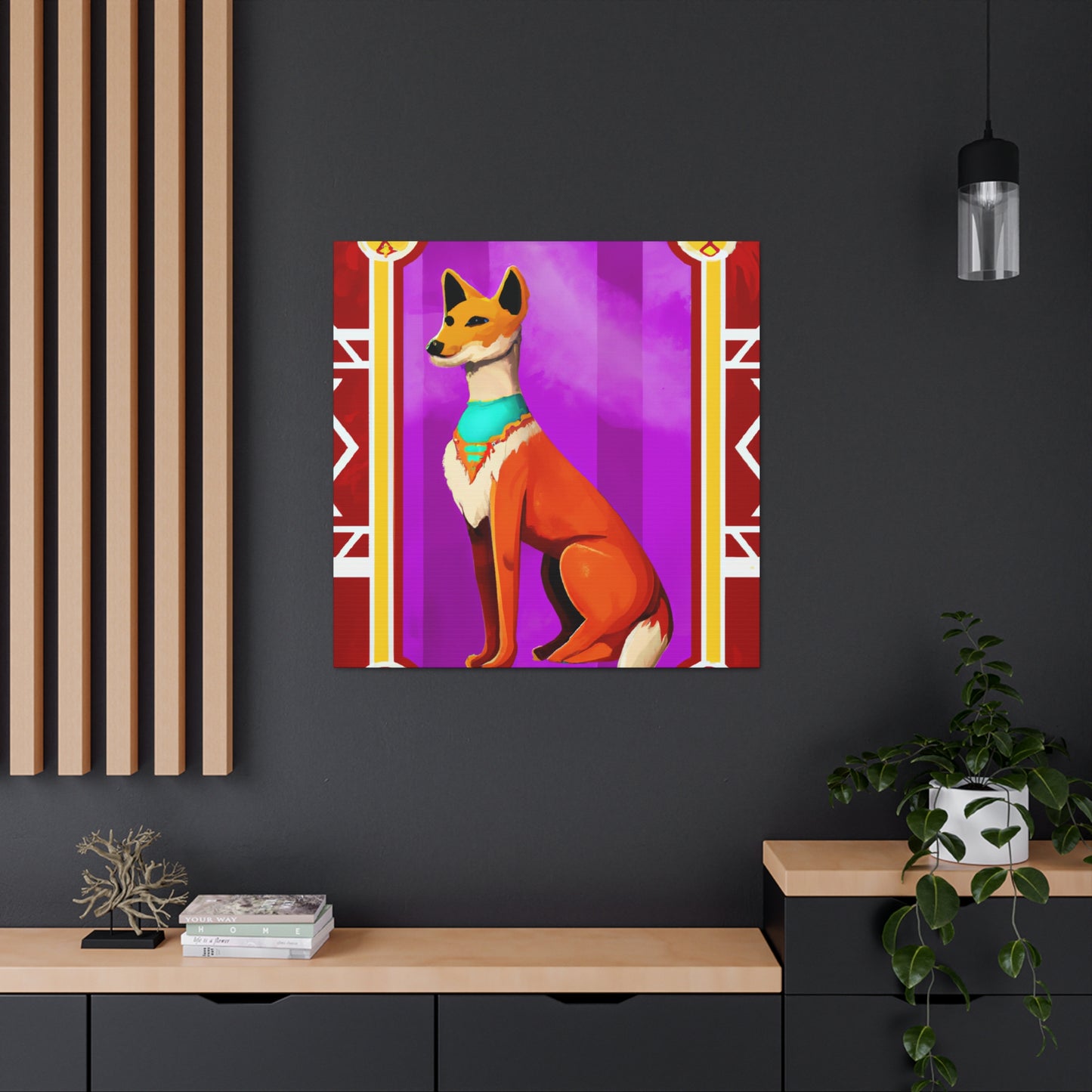 "Dhole of Glamour". - Canvas