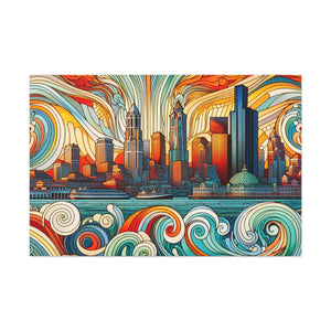 Emerald City Blossom - Canvas