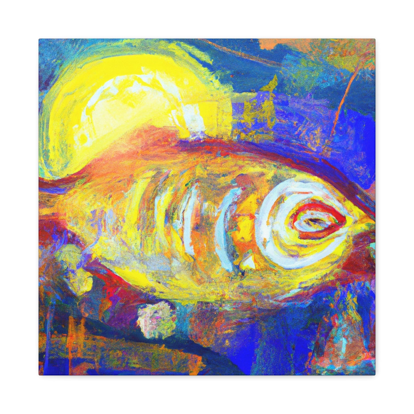 Fish in Expressionism - Canvas