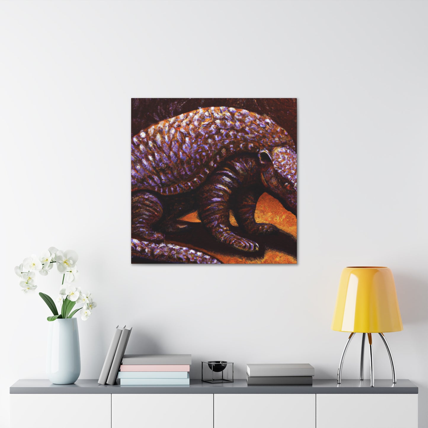 "Pangolin in Impressionism" - Canvas