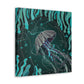 Jellyfish Art Deco - Canvas