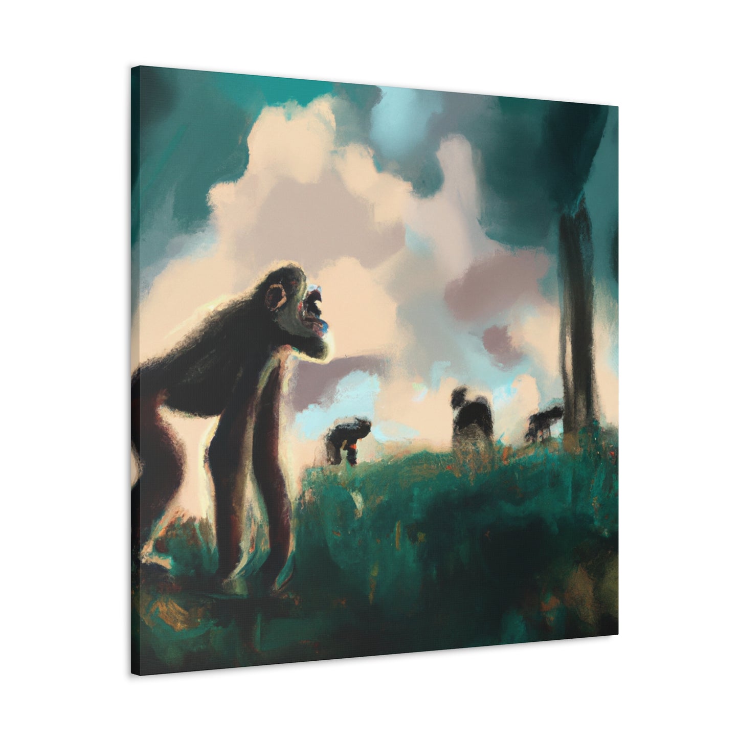 Surreal Chimpanzee Dream - Canvas