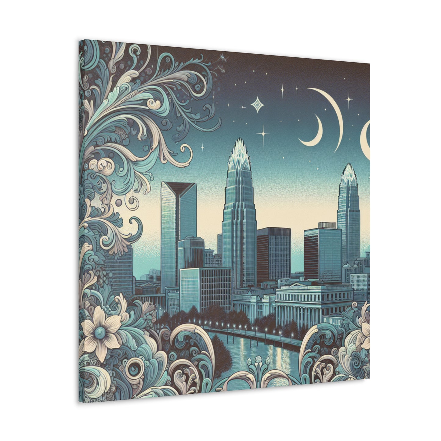 "Charlotte's Baroque Charm" - Canvas