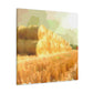 "Harvest Hayfield Halo" - Canvas