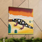 "Gila Monster Glamour" - Canvas