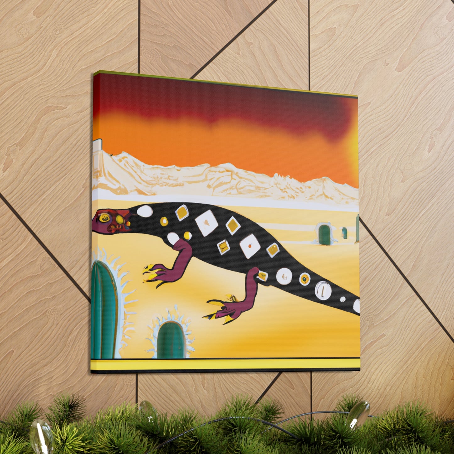 "Gila Monster Glamour" - Canvas