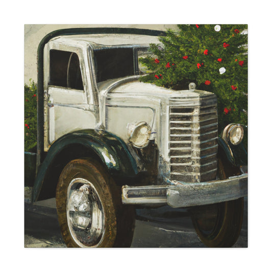 "Vintage Christmas Delivery" - Canvas