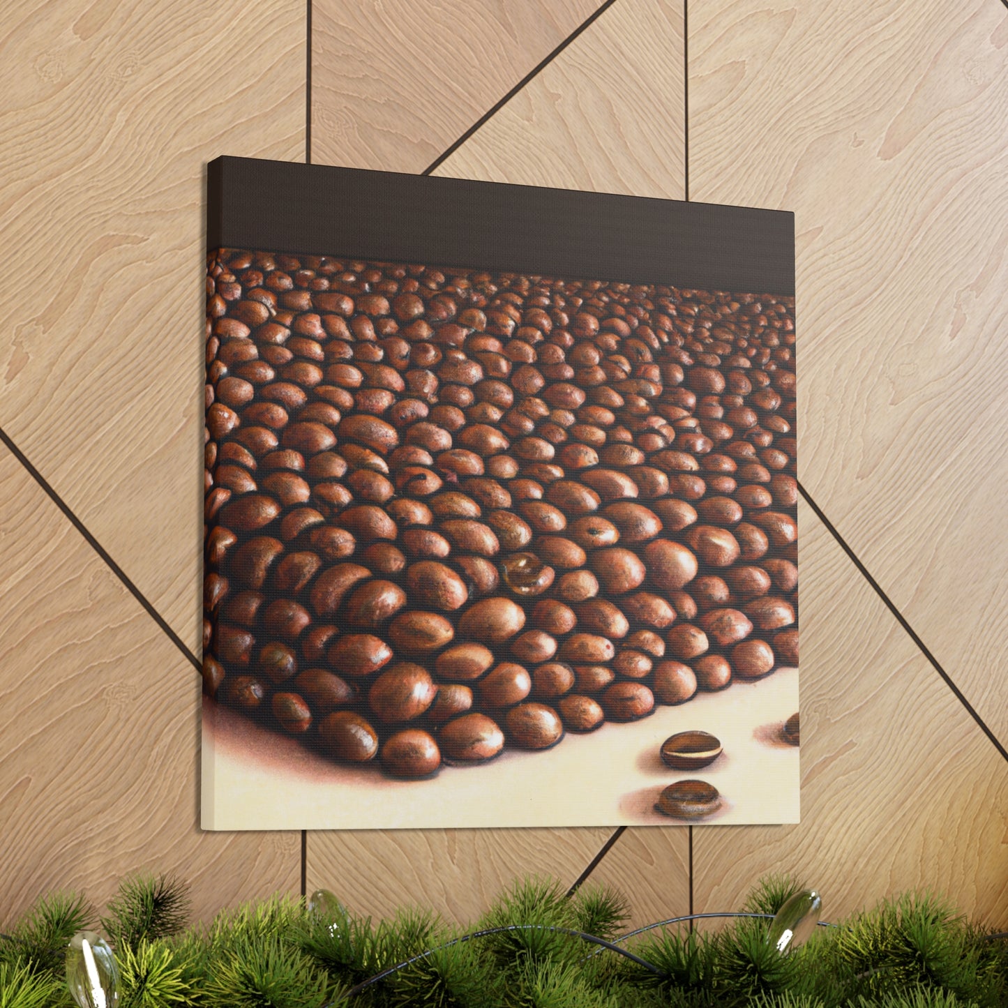 "Coffee Bean Realism" - Canvas