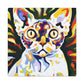 Devon Rex in Bloom - Canvas