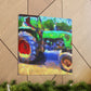 Tractor in Impressionism - Canvas