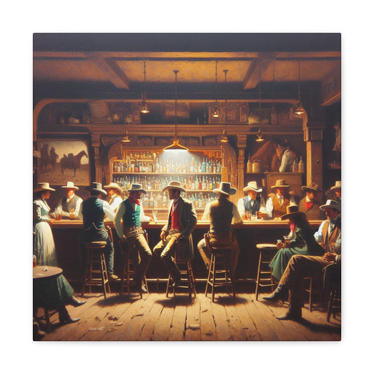 "Wild West Saloons" - Canvas