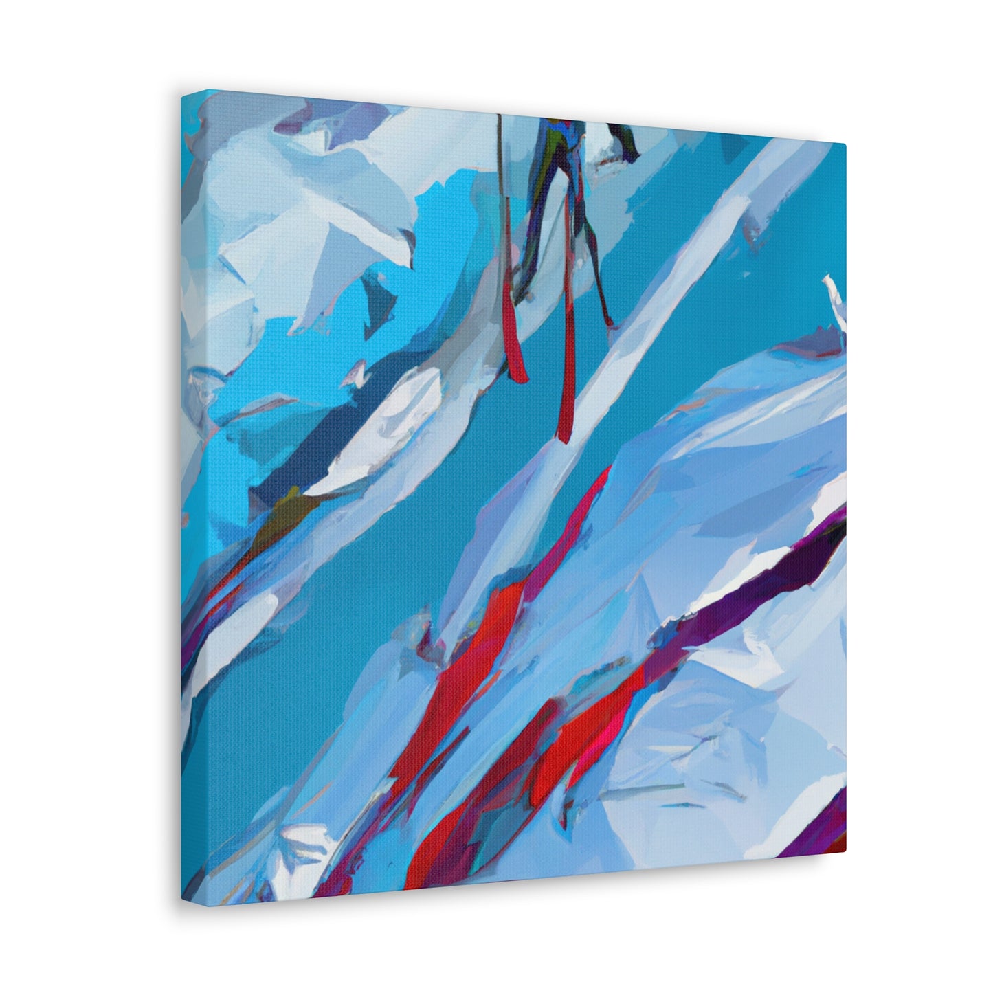 Skiing in Splendor - Canvas