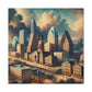 "Texan Renaissance: Austin's Splendor" - Canvas