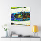 Kayak in Abstraction - Canvas