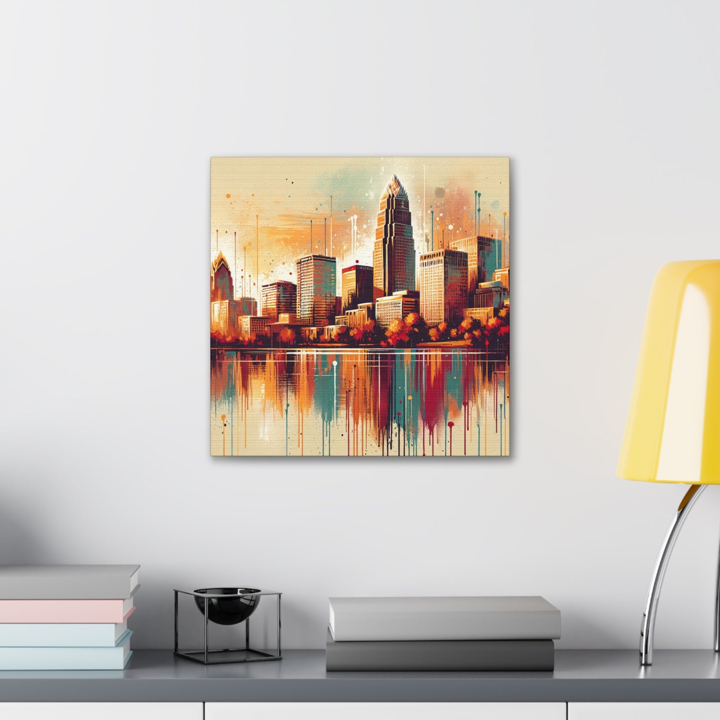 "Vibrant Urban Southern Melody" - Canvas