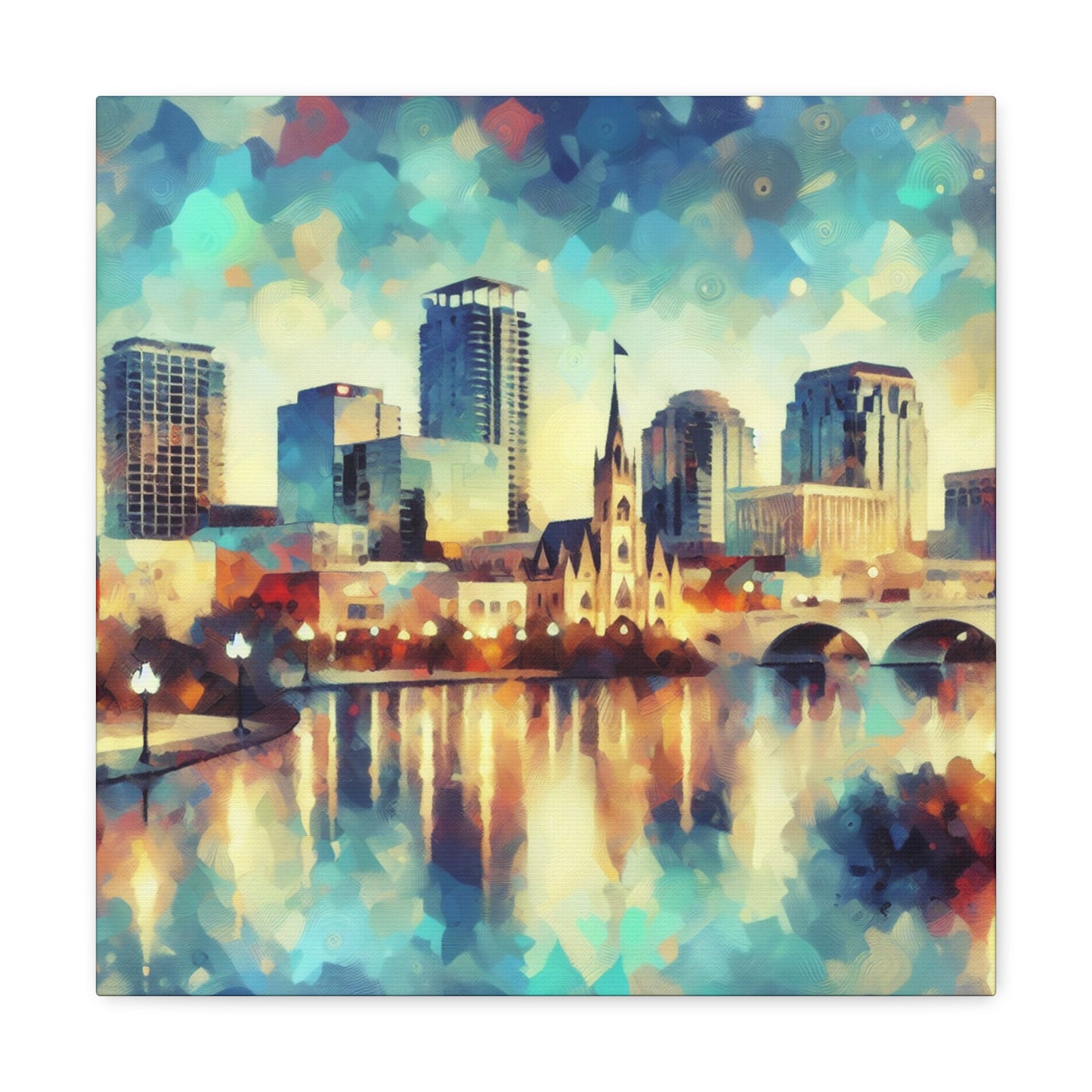 "Vibrant Orlando Tales" - Canvas