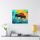 "Majestic Bison Splendor" - Canvas