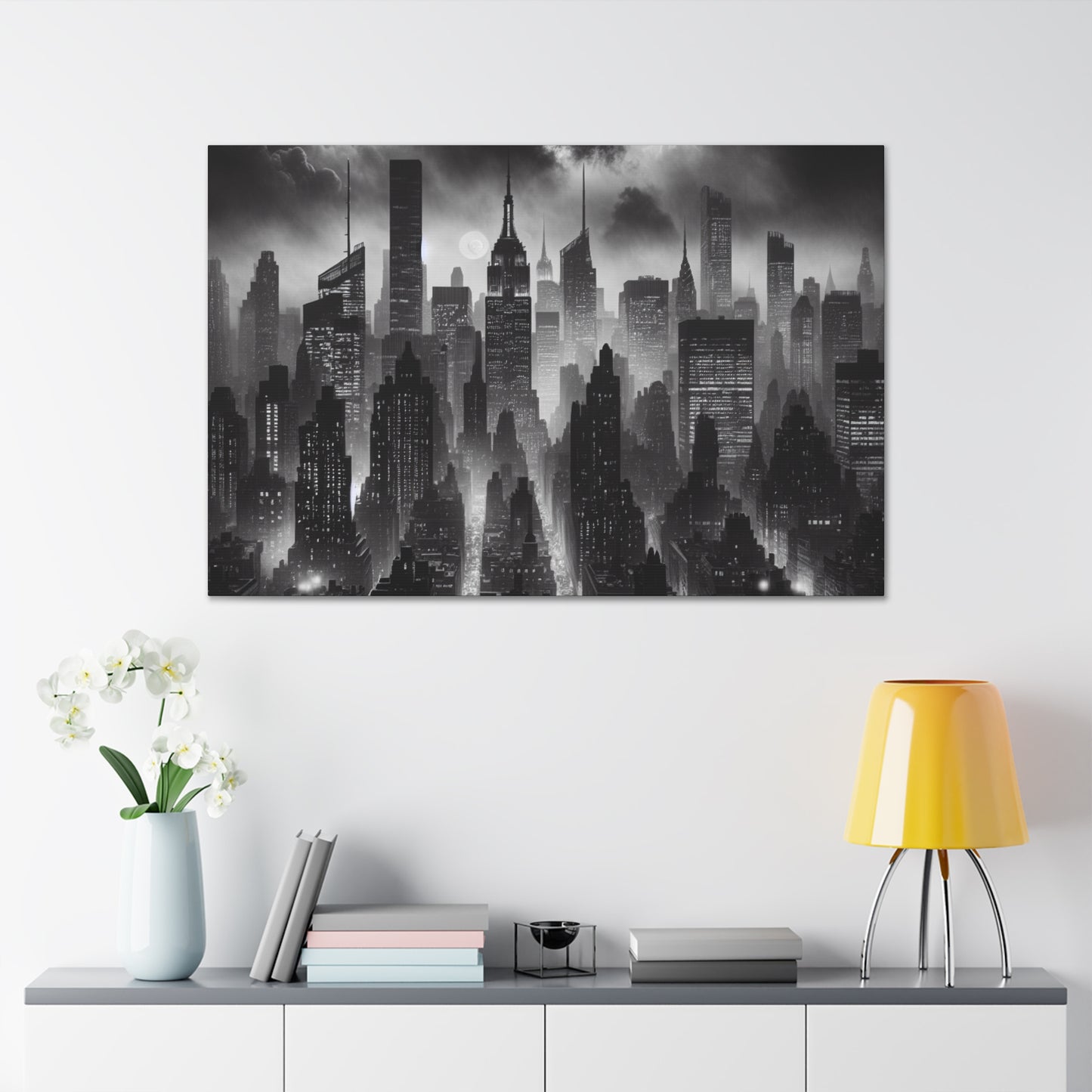 "Concrete Jungle Reverie" - Canvas