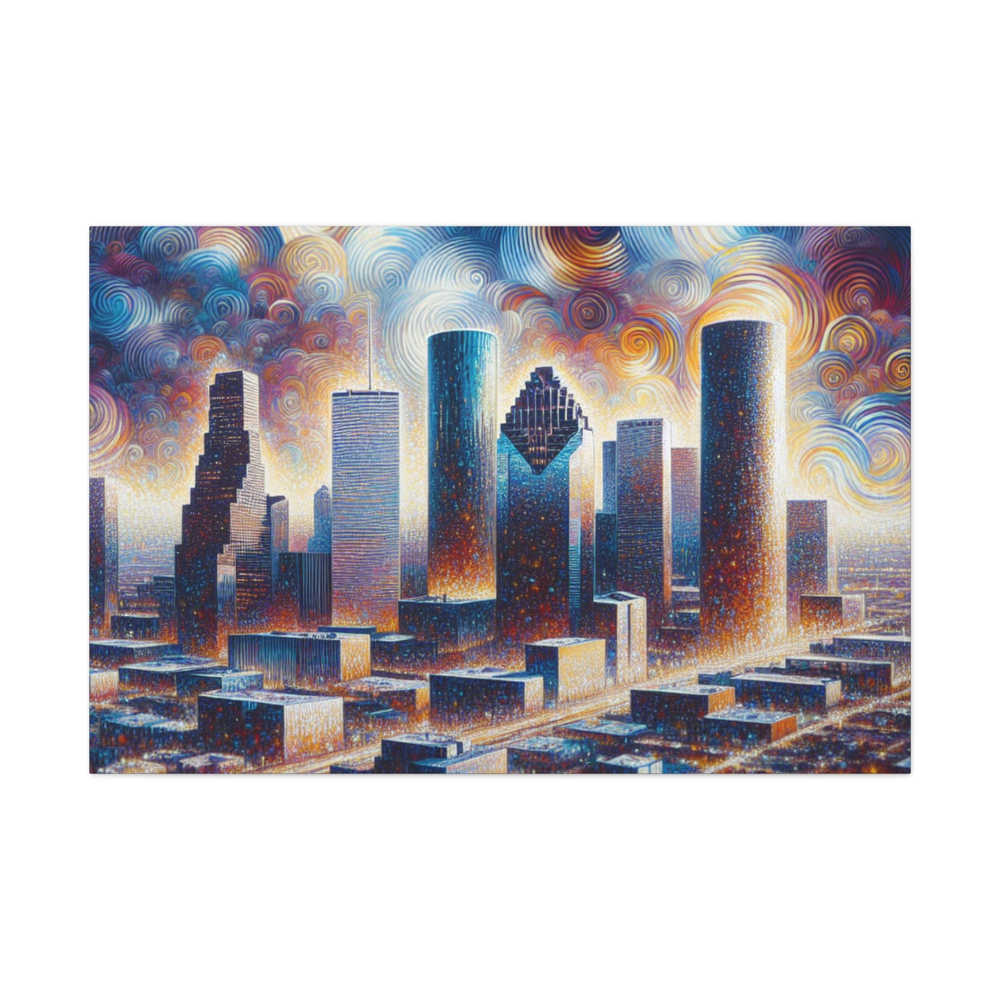 "Urban Visions Unveiled" - Canvas