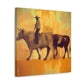 Cattle Drive Epic Scene - Canvas