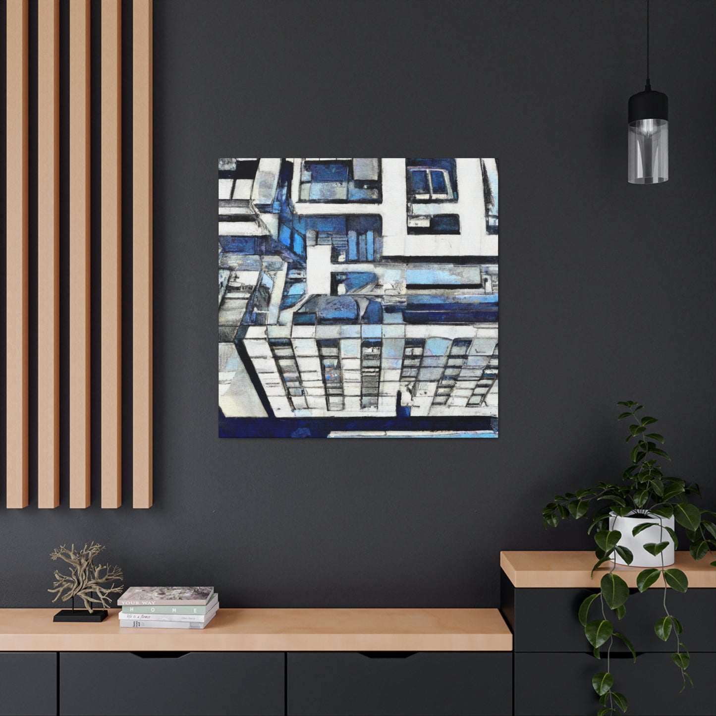 Brutalist Urban Wilderness - Canvas