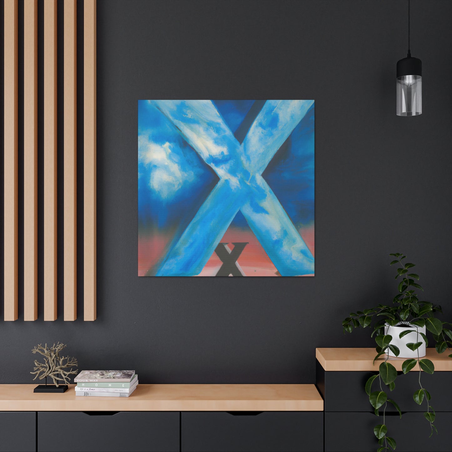 X Unveiled in Dreams - Canvas