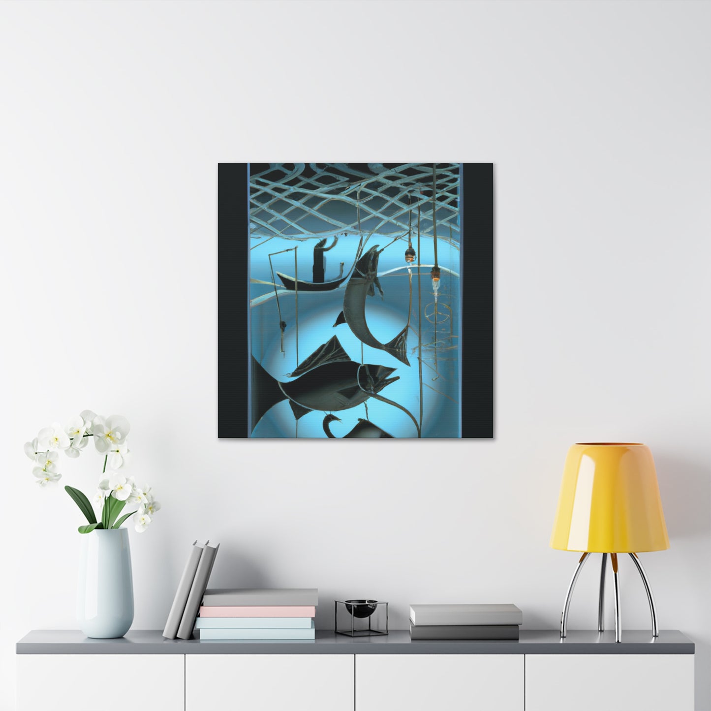 Fishing in Deep Waters - Canvas