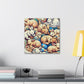 Whimsical Slumbering Creatures - Canvas