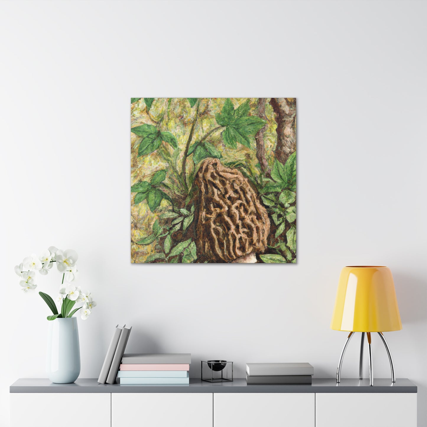 Morel in Splendour. - Canvas