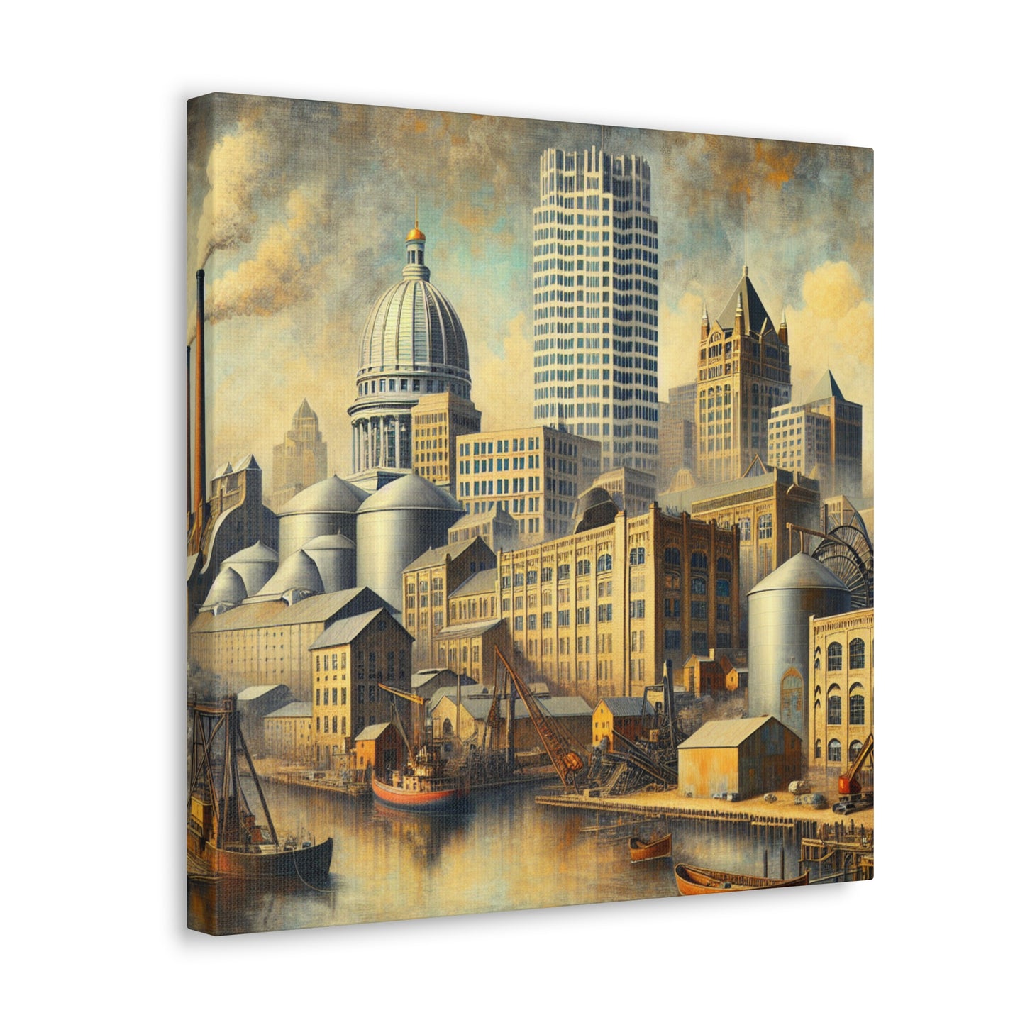 "City of Lakescapes" - Canvas