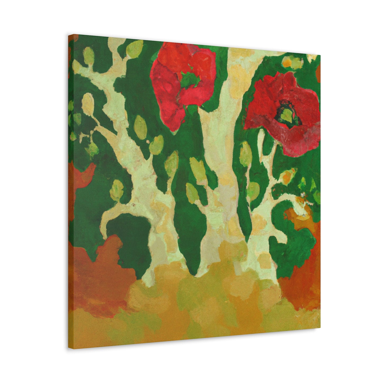 Poppies in Moonlight - Canvas