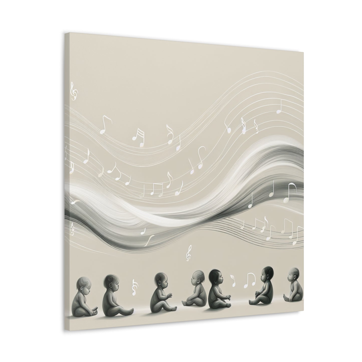 Whispering Melodies in Motion - Canvas