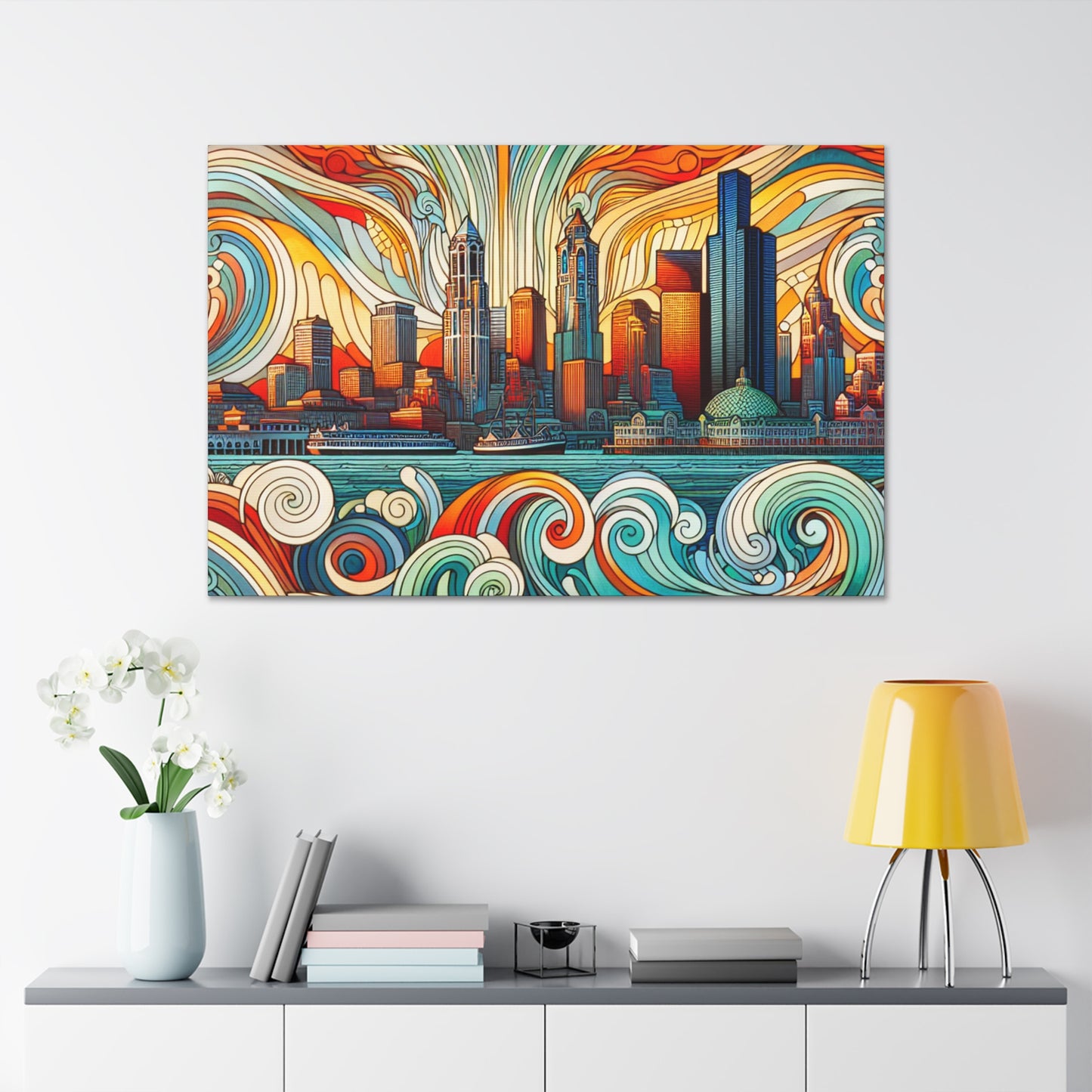 Emerald City Blossom - Canvas