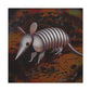 Armadillo In Sunset - Canvas