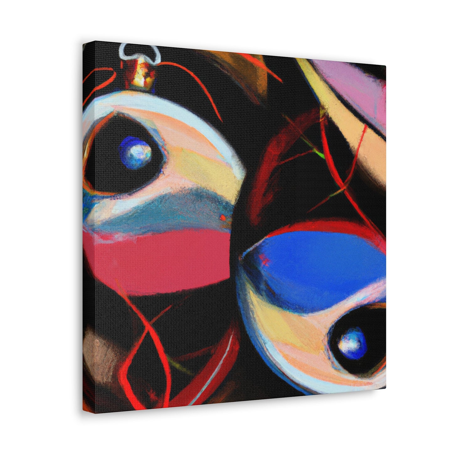 Christmas Ornament Abstraction - Canvas