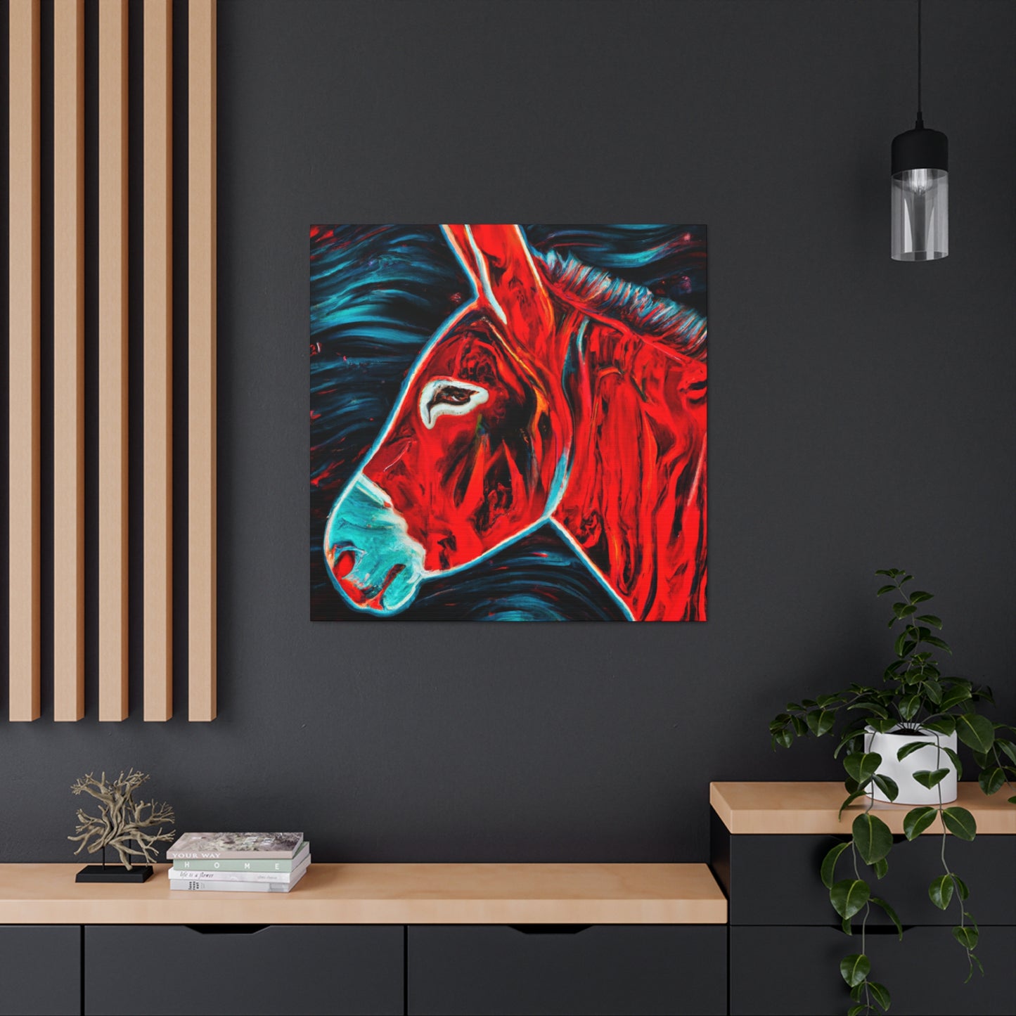 Mule in Monochrome - Canvas