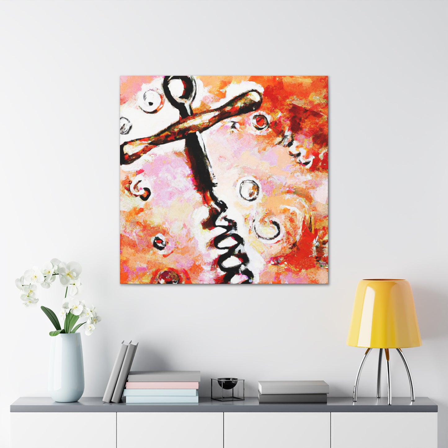 The Corkscrew Twirls - Canvas