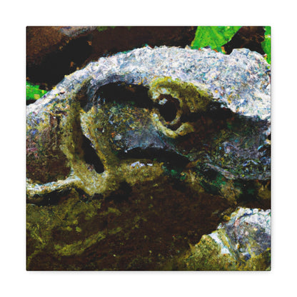 Komodo Dragon Reflection - Canvas