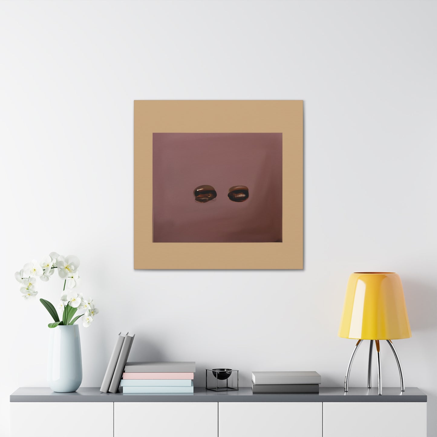 Coffee Beans in Minimalism - Canvas