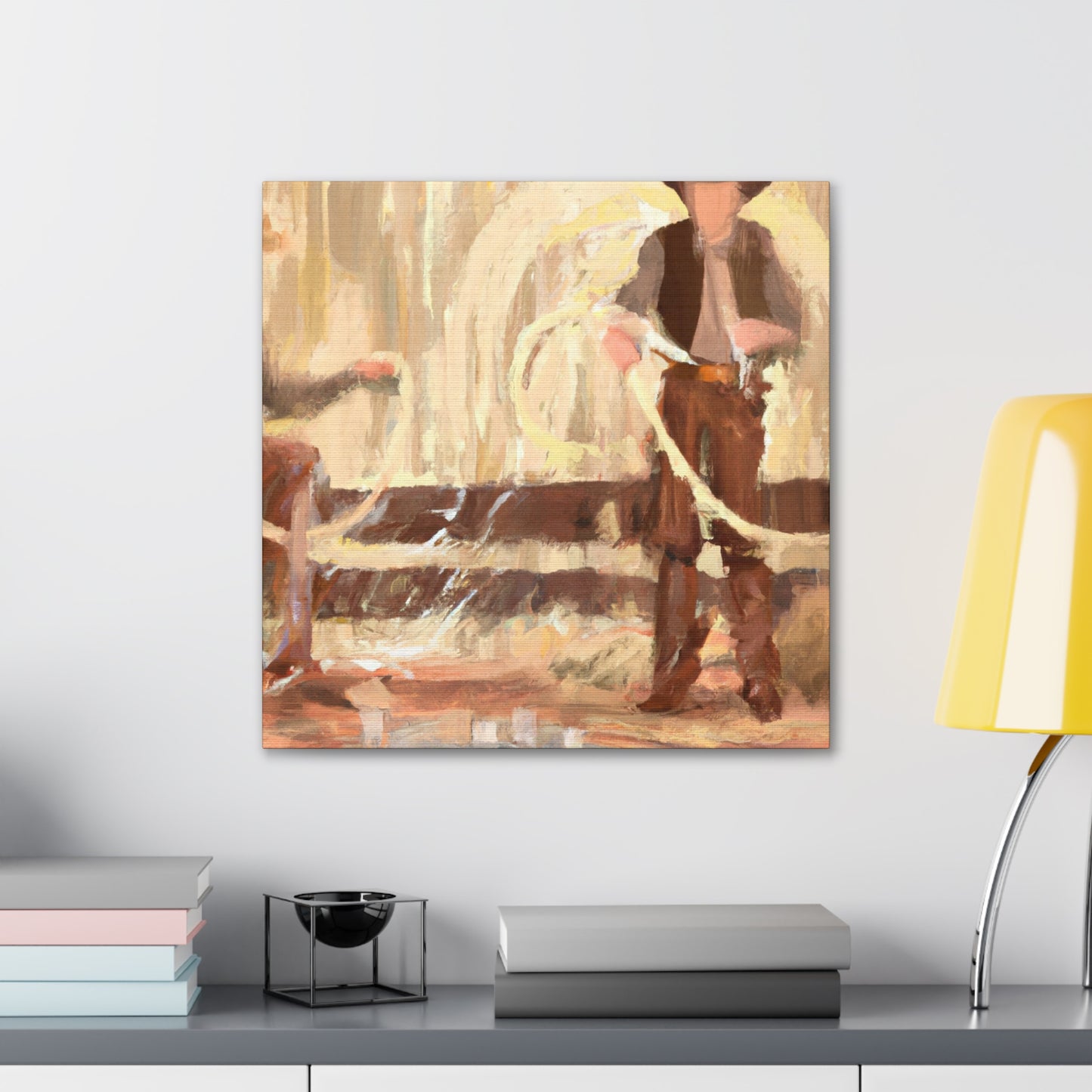 "Lassoing the Impressionists" - Canvas