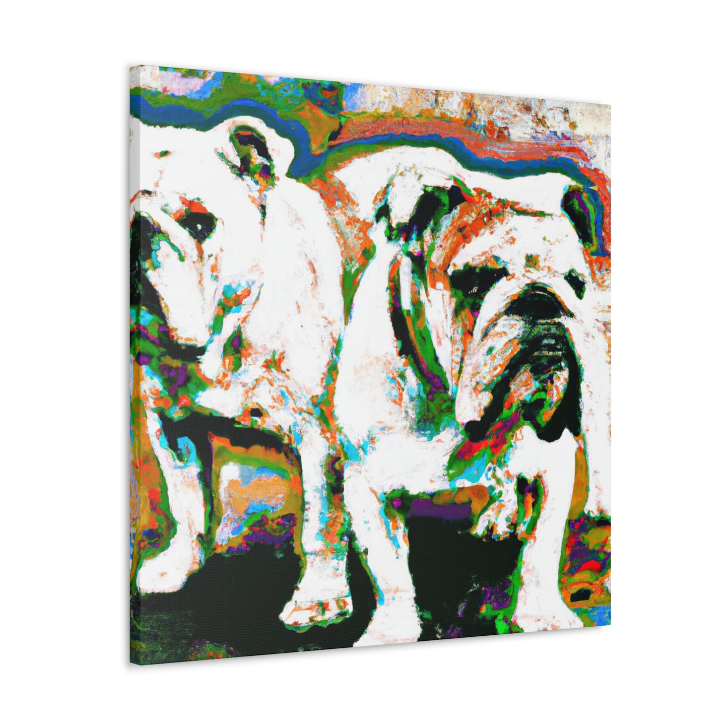 "Strength of Bulldog's Might" - Canvas