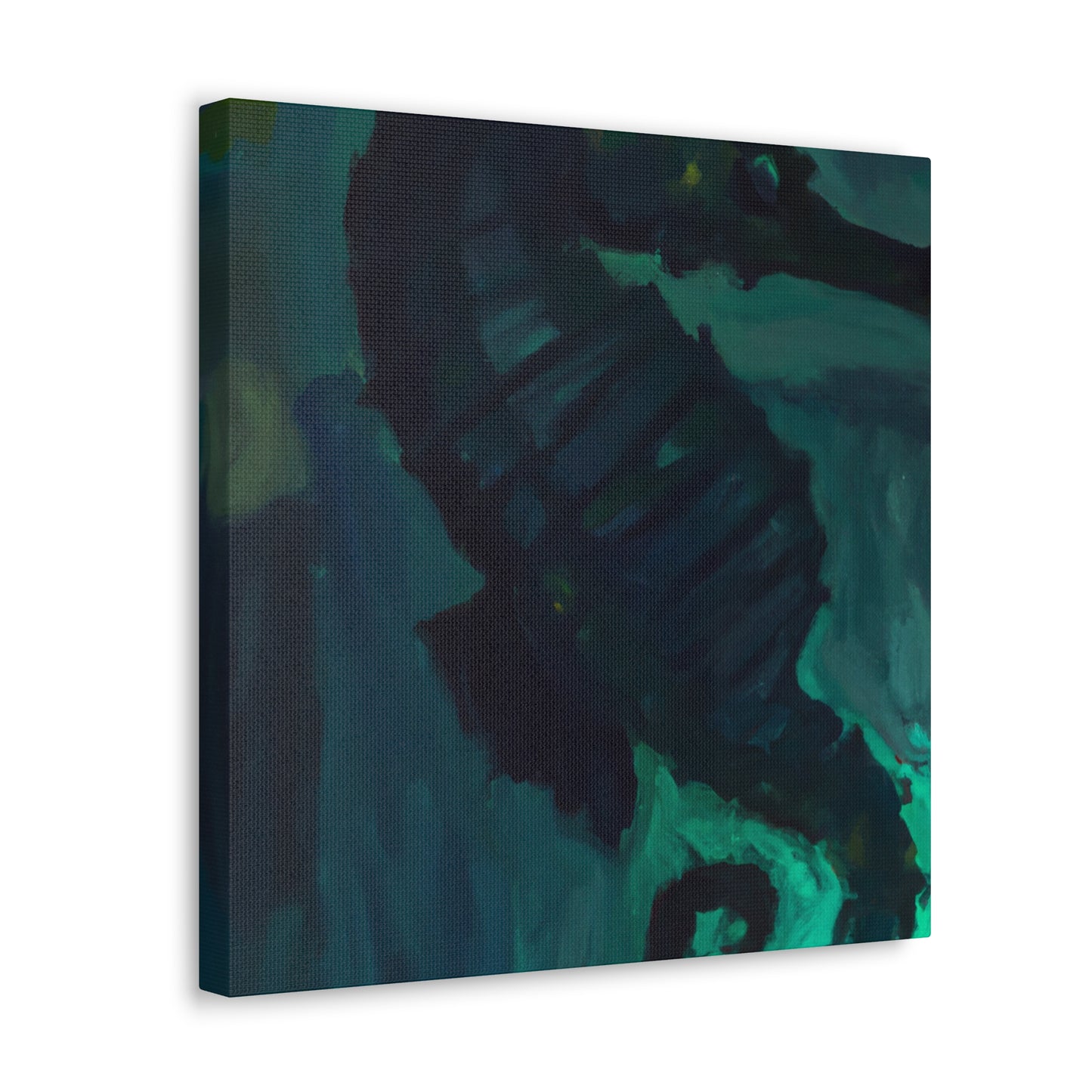 Seahorse in Turquoise - Canvas