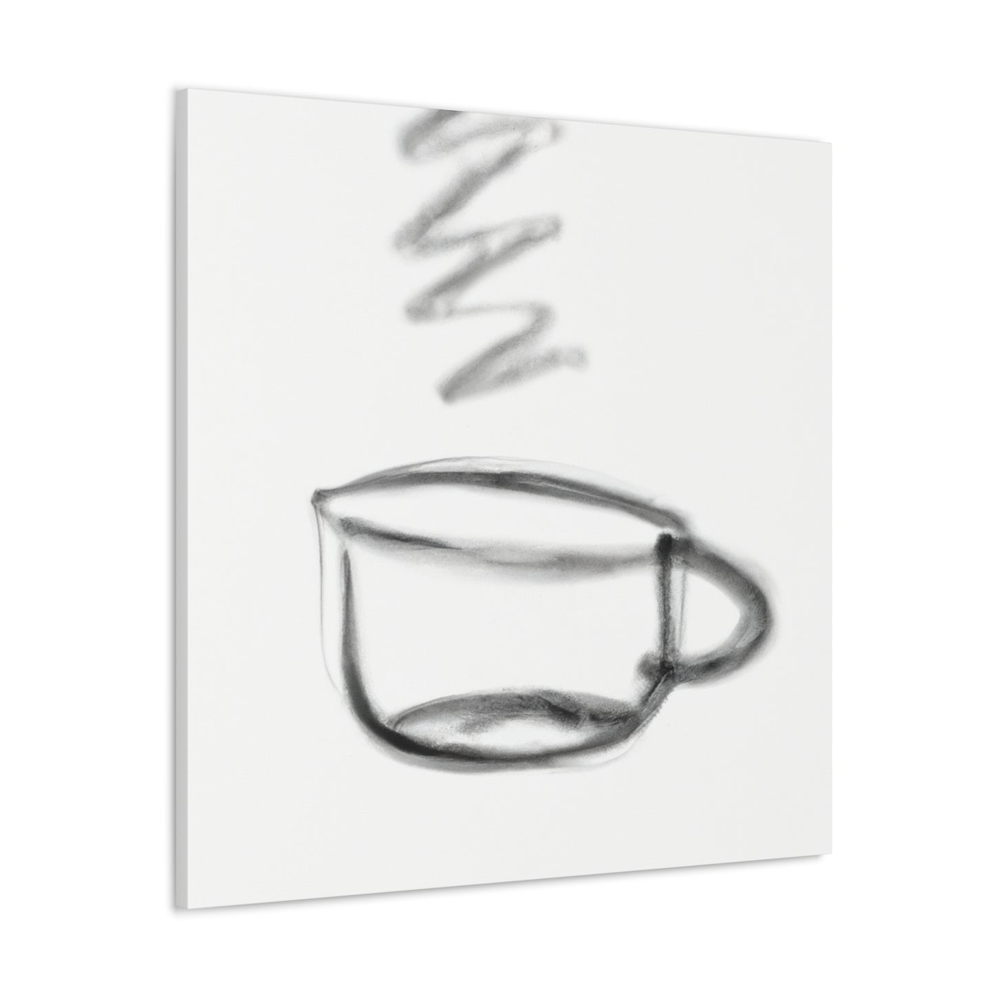 Coffee Cup Minimalism - Canvas