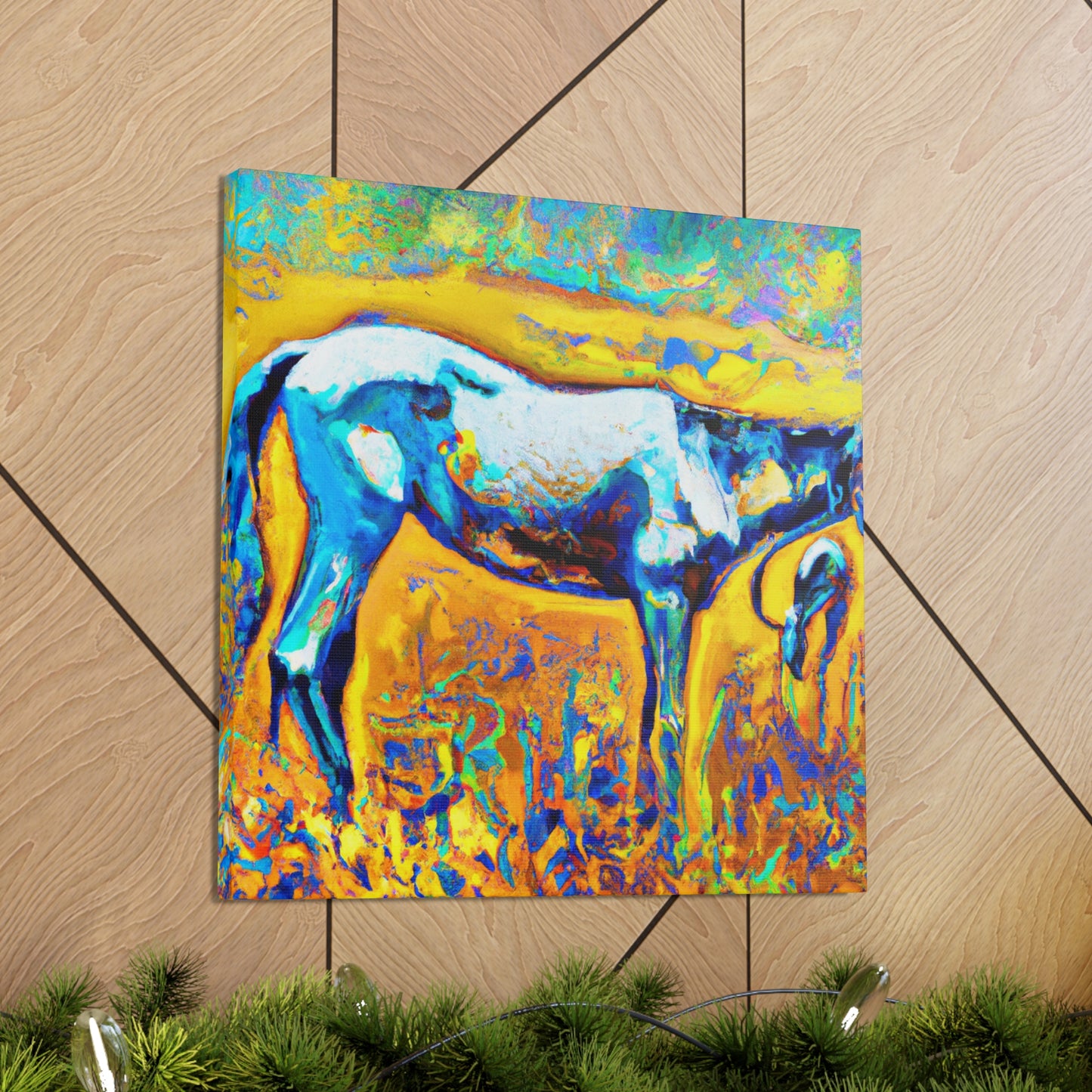 "Horse of Abstraction" - Canvas