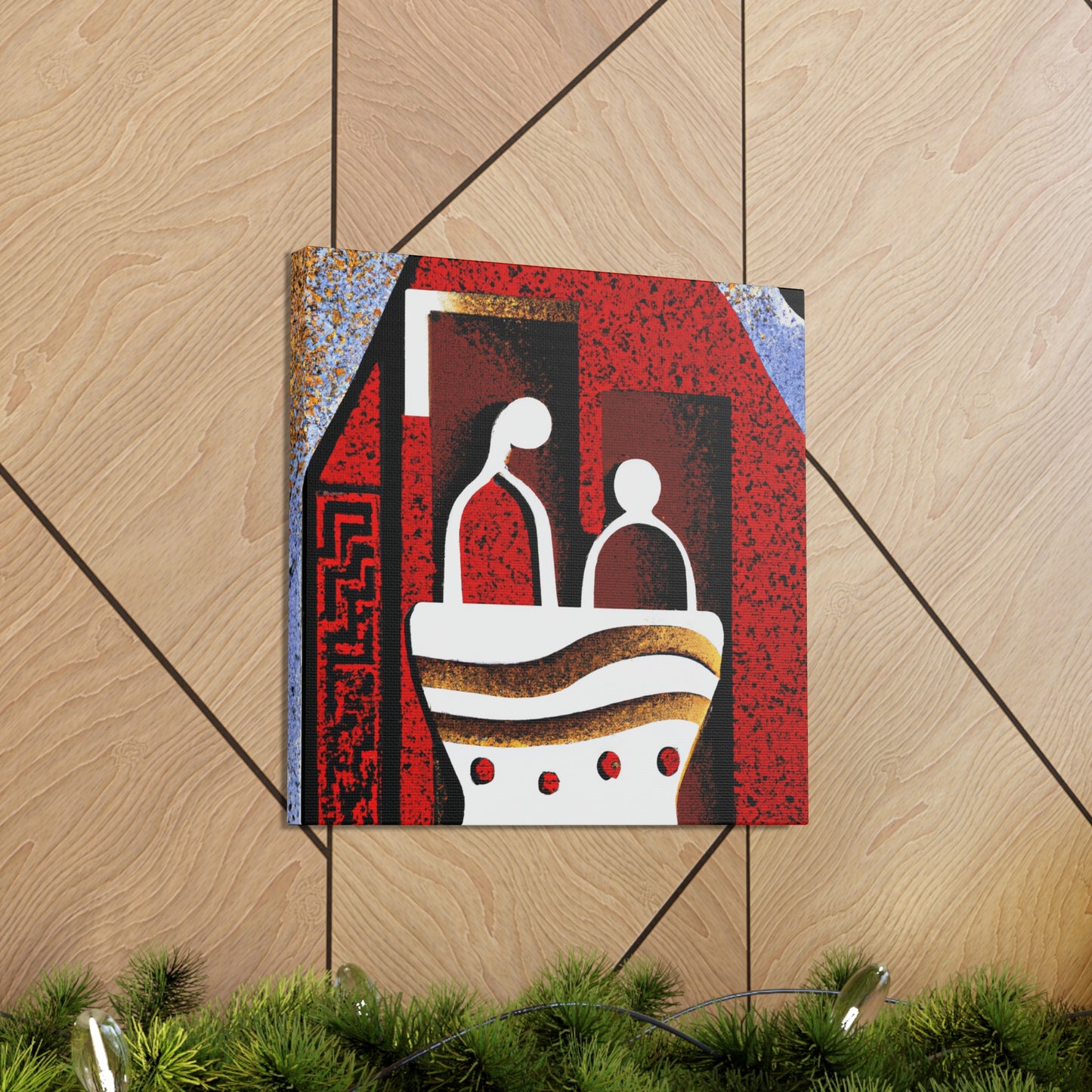 Manger in Art Deco - Canvas